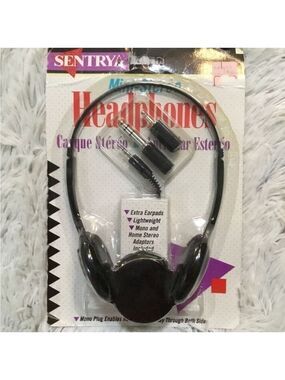 SENTRY mini stereo headphones new in package never opened